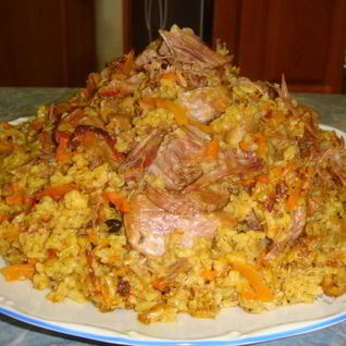 Плов узбекский с бараниной