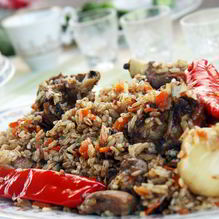 Рецепт Плов узбекский в казане