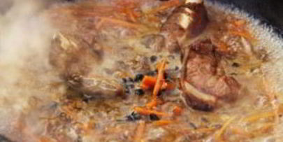 плов узбекский в казане