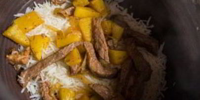 плов в духовке со свининой