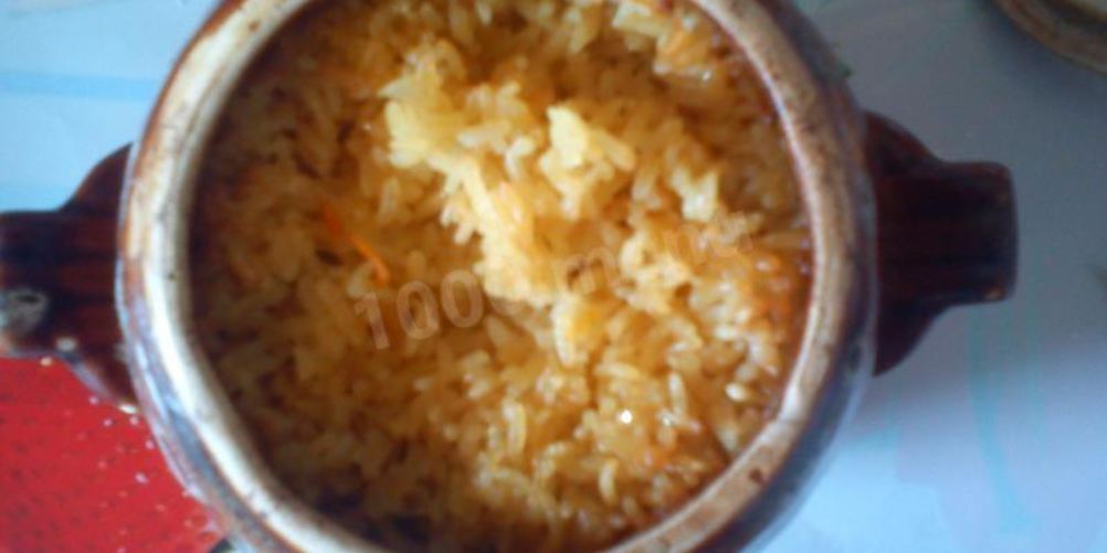 Рецепт плов в горшочке в духовке с курицей