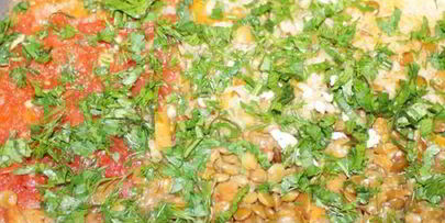 полезный плов с чечевицей