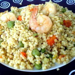 Постный плов из ячневой крупы