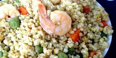 постный плов из ячневой крупы