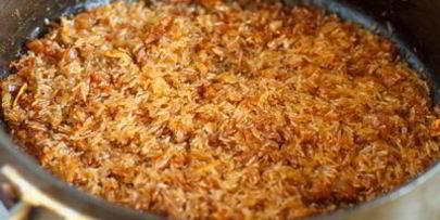 пряный пилав с курицей и вялеными томатами