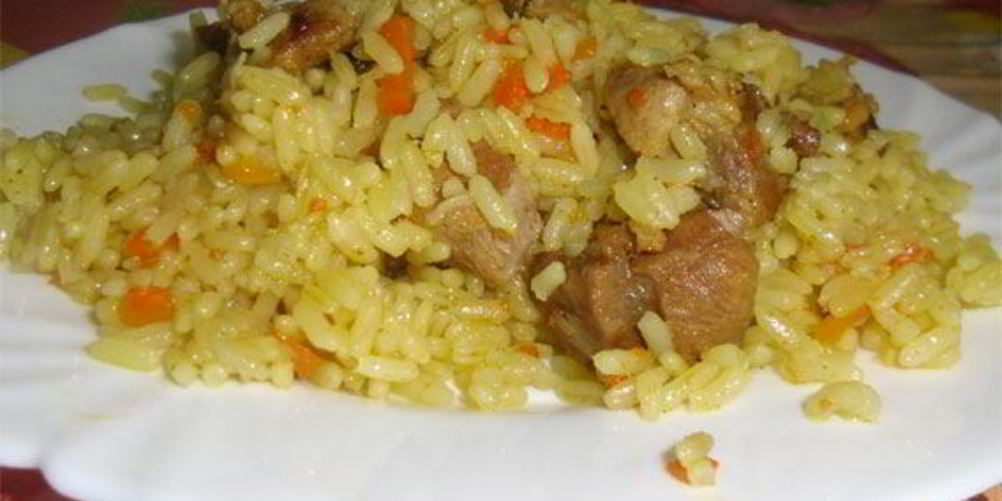 Рецепт рассыпчатый плов из свинины