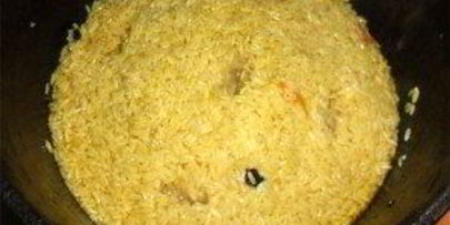 рассыпчатый плов из свинины