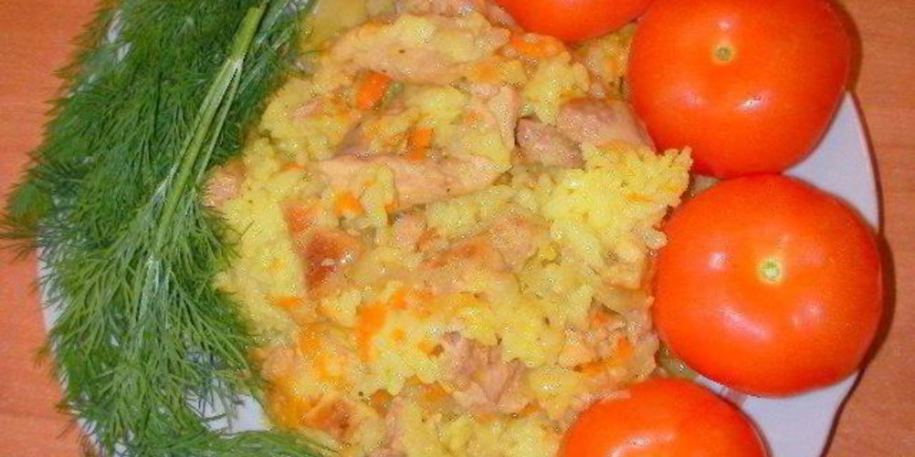 Рецепт рассыпчатый плов со свининой в мультиварке