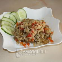 Рецепт Турецкий плов с баклажанами