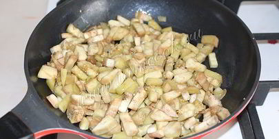 турецкий плов с баклажанами