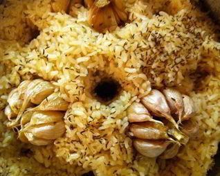 Узбекский плов с бараниной и нутом