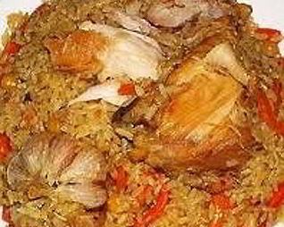 Узбекский плов с курицей