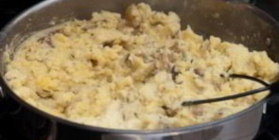 пюре из молодого картофеля