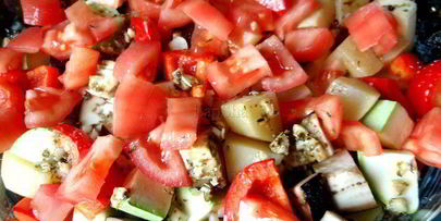 бриам — греческое овощное рагу