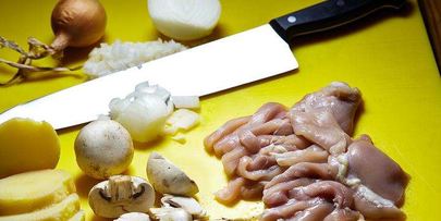 фрикасе из курицы с картофелем