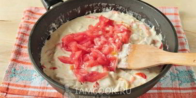 фрикасе из курицы с овощами