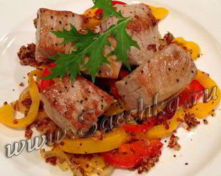 Фрикасе из тунца