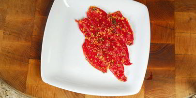 капоната с морепродуктами