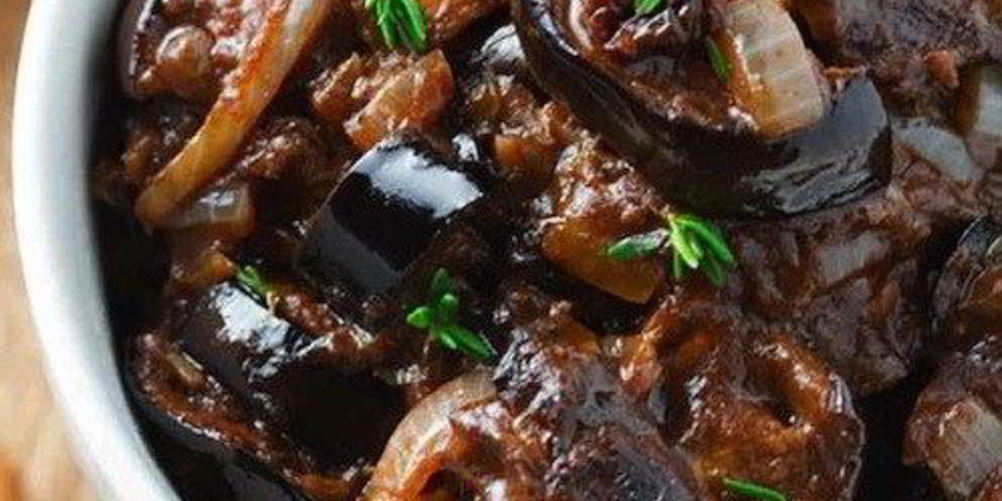 Рецепт капонатина — рагу из баклажанов под кисло-сладким соусом