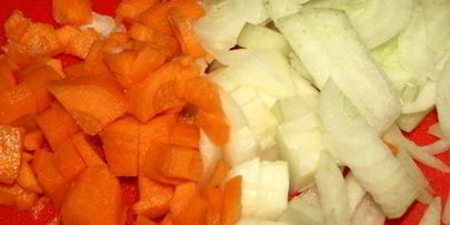 казаречче с рагу из говядины