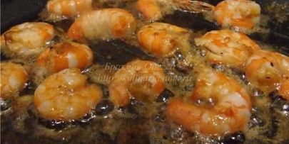 креветки в шляпе со сливочным сыром