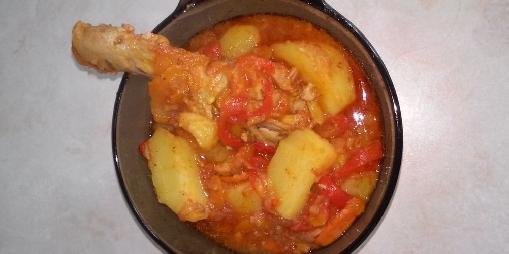 Рецепт летнее рагу с курицей