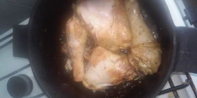 летнее рагу с курицей