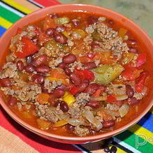 Рецепт Мексиканское рагу с мясным фаршем и фасолью