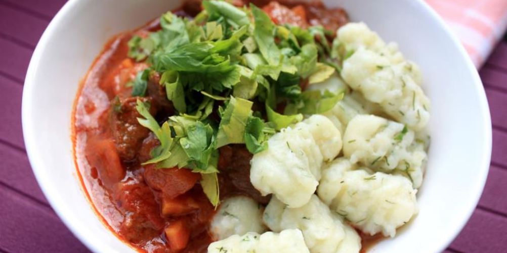 Рецепт мясное рагу с картофельными ньокками