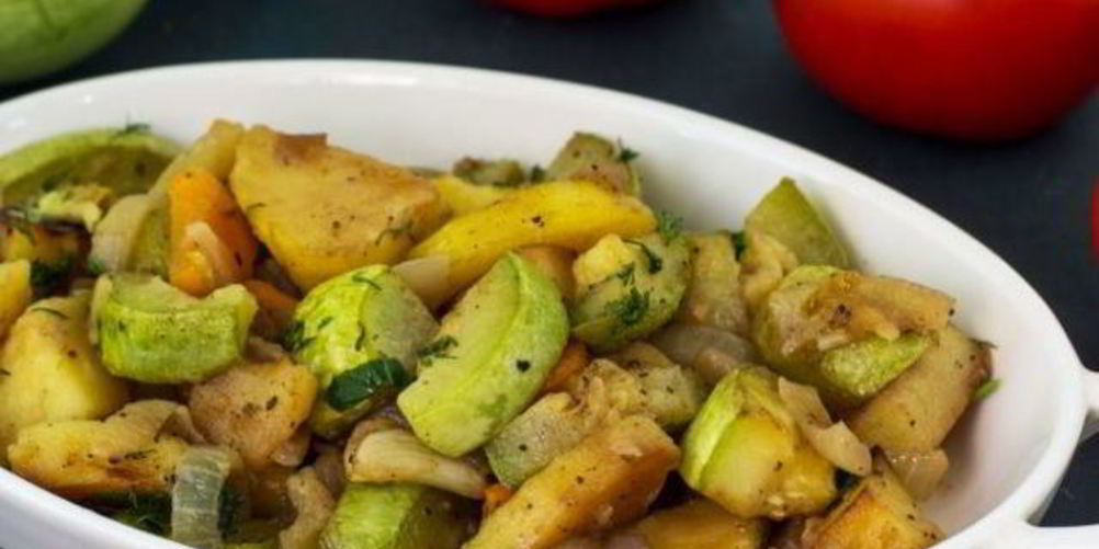 Рецепт овощное рагу из кабачков и картофеля