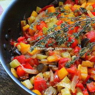 Овощное рагу Писто манчего