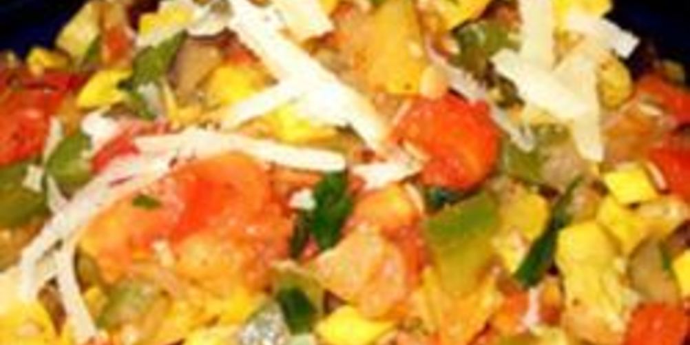 Рецепт овощное рагу с баклажанами