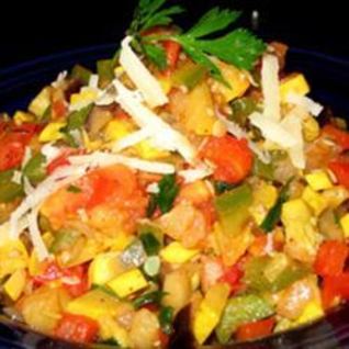 Овощное рагу с баклажанами