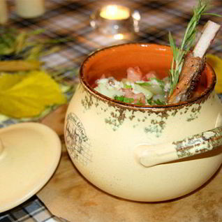 Овощное рагу с бараниной по-шотландски