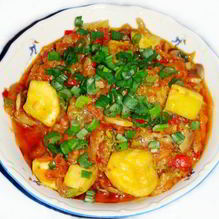 Рецепт Овощное рагу с грибами, кабачками и баклажанами