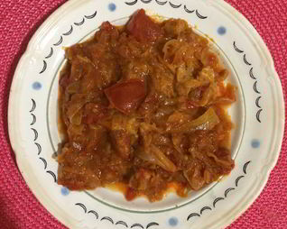 Овощное рагу с капустой