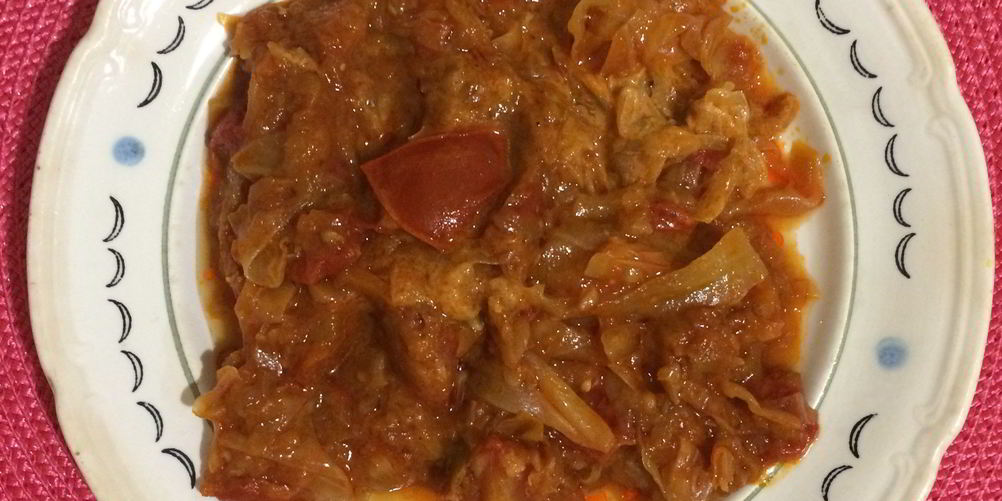 Рецепт овощное рагу с капустой