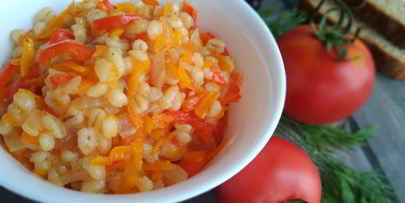 овощное рагу с перловой крупой