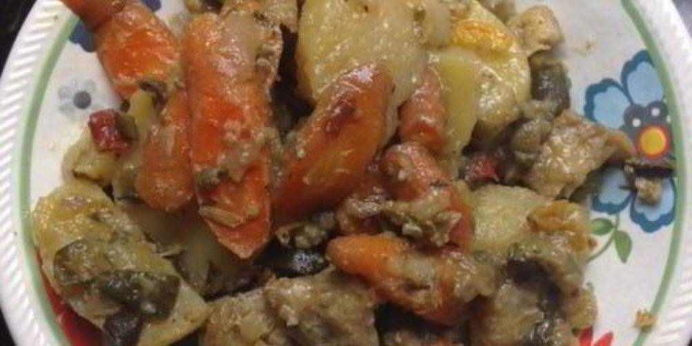 Рецепт овощное рагу с рыбой