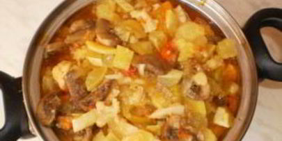 овощное рагу с цветной капустой в мультиварке