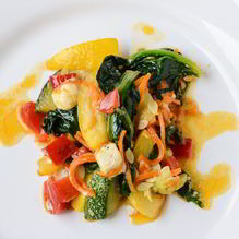 Рецепт Овощное рагу со шпинатом