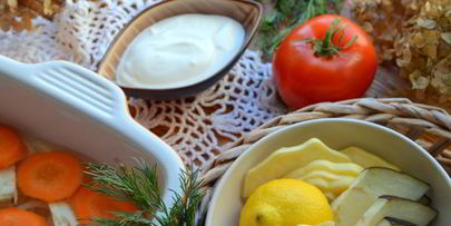 овощное рагу в йогурте