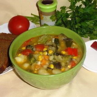 Овощное рагу Яркие краски лета