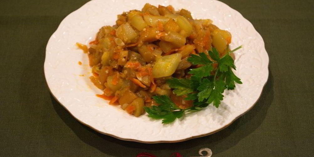 Рецепт рагу из баклажанов вкусное