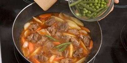 рагу из баранины и стручковой фасоли