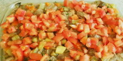 рагу из баранины с зернами граната и картофельным гарниром