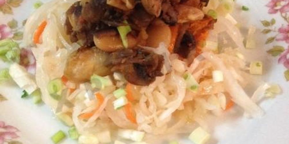 Рецепт рагу из фасоли с грибами