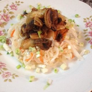 Рагу из фасоли с грибами