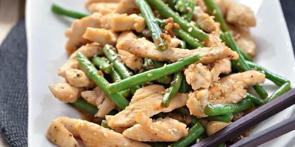 Рецепт рагу из индейки с зеленой фасолью и розмарином