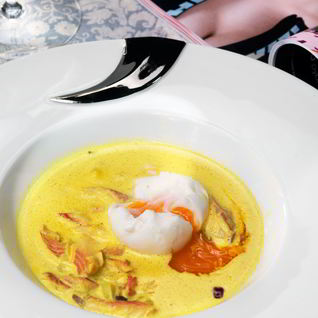 Рагу из копченой рыбы